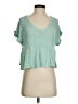 Alya Green Short Sleeve Top Size S - photo 1