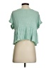 Alya Green Short Sleeve Top Size S - photo 2
