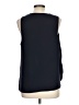 Cinq à Sept 100% Polyester Black Sleeveless Blouse Size L - photo 2