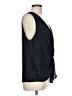 Cinq à Sept 100% Polyester Black Sleeveless Blouse Size L - photo 4
