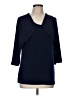 Simonton Says Blue 3/4 Sleeve Top Size M - photo 1