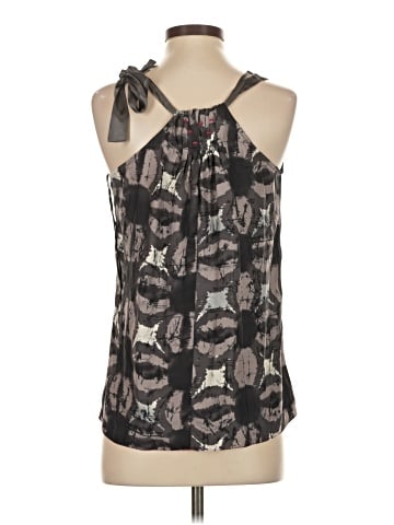 Tea and Honey Sleeveless Silk Top (view 2)