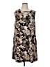 Apt. 9 Paisley Black Casual Dress Size XL - photo 1