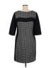 Boden Houndstooth Black Casual Dress Size 8 - photo 2