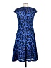 Anne Klein Animal Print Blue Cocktail Dress Size 2 - photo 2