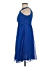 David's Bridal 100% Polyester Solid Blue Cocktail Dress Size 4 - photo 5
