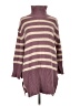 Masai Stripes Purple Turtleneck Sweater Size XS - photo 1