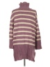 Masai Stripes Purple Turtleneck Sweater Size XS - photo 2