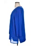 MICHAEL Michael Kors 100% Polyester Blue 3/4 Sleeve Blouse Size 1X - photo 5