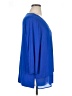 MICHAEL Michael Kors 100% Polyester Blue 3/4 Sleeve Blouse Size 1X - photo 4