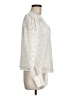 1.State 100% Polyester Ivory Long Sleeve Blouse Size M - photo 4