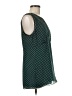 CAbi 100% Polyester Teal Sleeveless Blouse Size M - photo 4