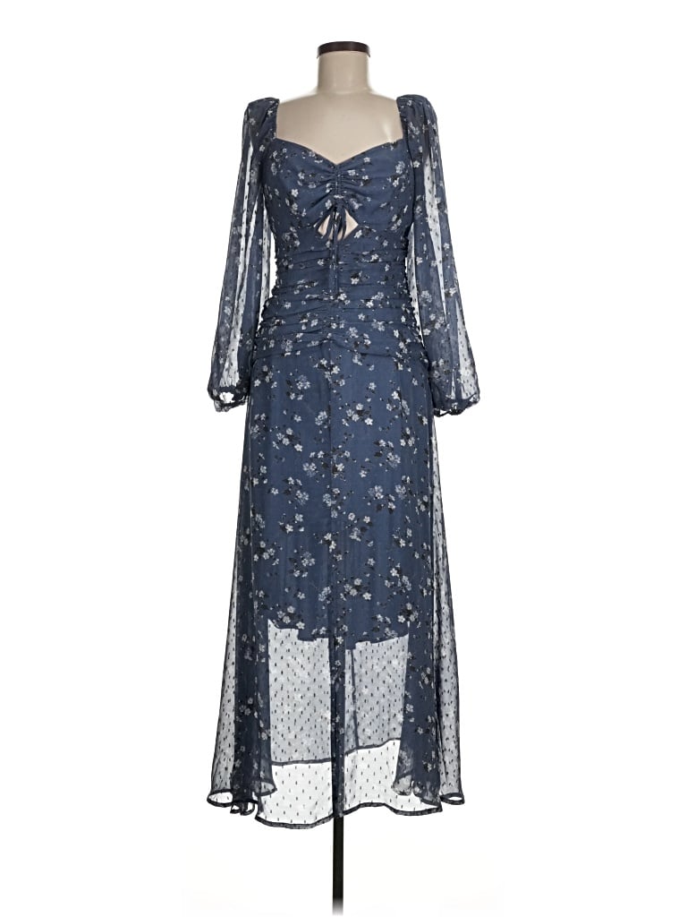 Pre-owned Astr Cocktail Dress In Blue