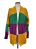 AndTheWhy 100% Acrylic Color Block Yellow Cardigan Size Sm - Med - photo 1