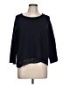J.Crew 100% Cotton Black 3/4 Sleeve Top Size L - photo 1