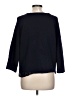 J.Crew 100% Cotton Black 3/4 Sleeve Top Size L - photo 2