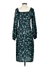 Missguided 100% Polyester Teal Casual Dress Size 2 - photo 2