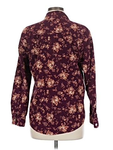 Jones New York Country Long Sleeve Button-Down Shirt (view 2)