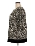 Cj Banks Animal Print Black 3/4 Sleeve Blouse Size 2X (estimated) - photo 5