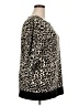 Cj Banks Animal Print Black 3/4 Sleeve Blouse Size 2X (estimated) - photo 4