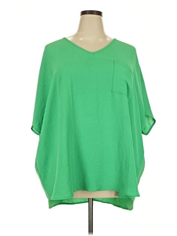 chic soul (chicsoul.com) Short Sleeve Blouse (view 1)