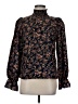 Shein Black Long Sleeve Blouse Size 6 - photo 1