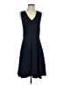 Etcetera Solid Blue Casual Dress Size S - photo 1