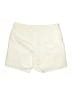 Chaps Solid Ivory Shorts Size 12 - photo 2