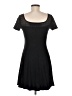 Three Dots Solid Black Casual Dress Size M - photo 2