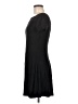 Three Dots Solid Black Casual Dress Size M - photo 5