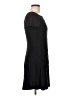 Three Dots Solid Black Casual Dress Size M - photo 4