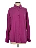 Assorted Brands 100% Polyester Solid Purple Long Sleeve Blouse Size S - photo 1