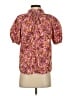 J.Crew Pink Short Sleeve Blouse Size XXS - photo 2