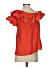 Entro Orange Short Sleeve Blouse Size S - photo 2