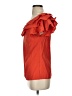Entro Orange Short Sleeve Blouse Size S - photo 5