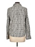 By Together 100% Cotton Stripes Silver Long Sleeve Button-Down Shirt Size L - photo 2
