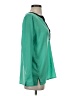 Buttons Green Long Sleeve Polo Size S - photo 4