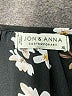 Jon & Anna 100% Polyester Floral Black Short Sleeve Blouse Size XL - photo 7