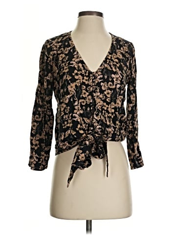 Hinge 3/4 Sleeve Blouse (view 1)