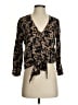 Hinge 100% Viscose Gold 3/4 Sleeve Blouse Size XS - photo 1