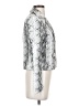 Cupcakes & Cashmere 100% Polyurethane Animal Print Silver Blazer Size XS - photo 4