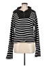 J.Crew 100% Cotton Stripes Black Pullover Sweater Size M - photo 1