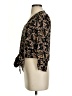 Hinge 100% Viscose Gold 3/4 Sleeve Blouse Size XS - photo 5