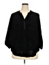 Torrid Black 3/4 Sleeve Blouse Size 2X Plus (2) - photo 1
