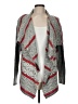 American Eagle Outfitters Chevron-herringbone Gray Cardigan Size M - photo 1
