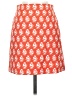 J.Crew Print Orange Casual Skirt Size 00 (petite) - photo 1