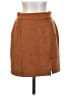 Unbranded Solid Brown Casual Skirt Size S - photo 1