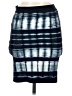 BCBGMAXAZRIA Tie-dye Blue Casual Skirt Size S - photo 1