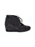 TOMS 100% Leather Black Gray Ankle Boots Size 6 - photo 1