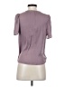 Naked Zebra Purple Short Sleeve Top Size S - photo 2